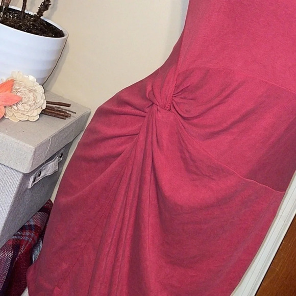 Abercrombie & Fitch women’s Small Dress mini short sleeve stretch pink basic - Picture 2 of 7